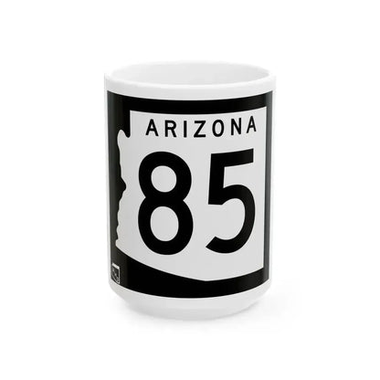 Arizona 85 1963 (Arizona) (Road Sign) White Coffee Mug 15oz - Go Mug Yourself
