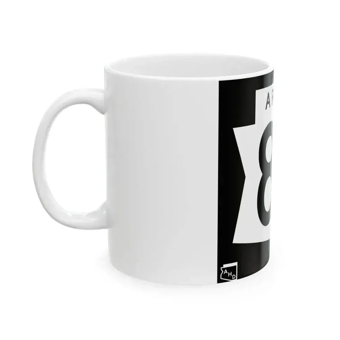 Arizona 85 1973 (Arizona) (Road Sign) White Coffee Mug - Go Mug Yourself
