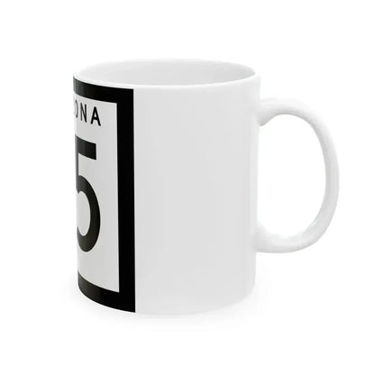Arizona 85 1973 (Arizona) (Road Sign) White Coffee Mug - Go Mug Yourself