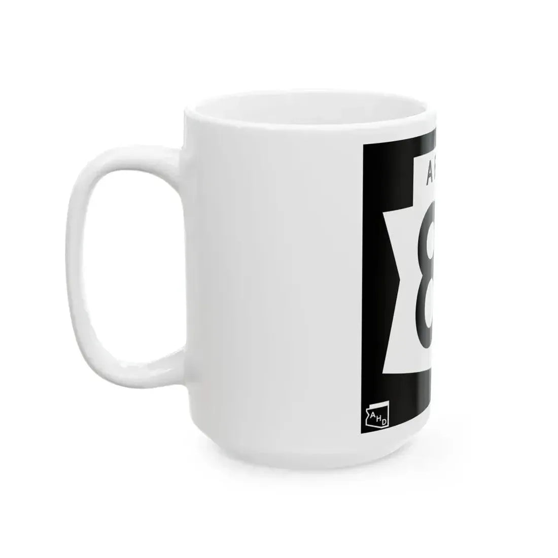 Arizona 85 1973 (Arizona) (Road Sign) White Coffee Mug - Go Mug Yourself