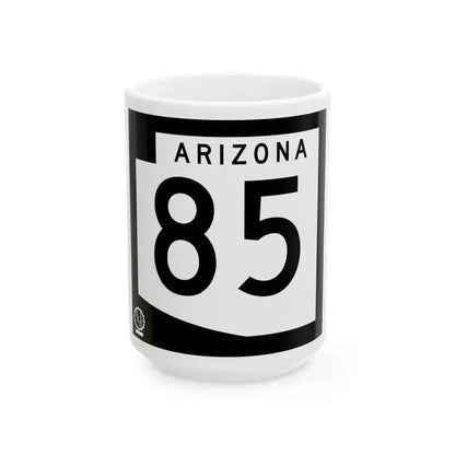 Arizona 85 1978 (Arizona) (Road Sign) White Coffee Mug 15oz - Go Mug Yourself