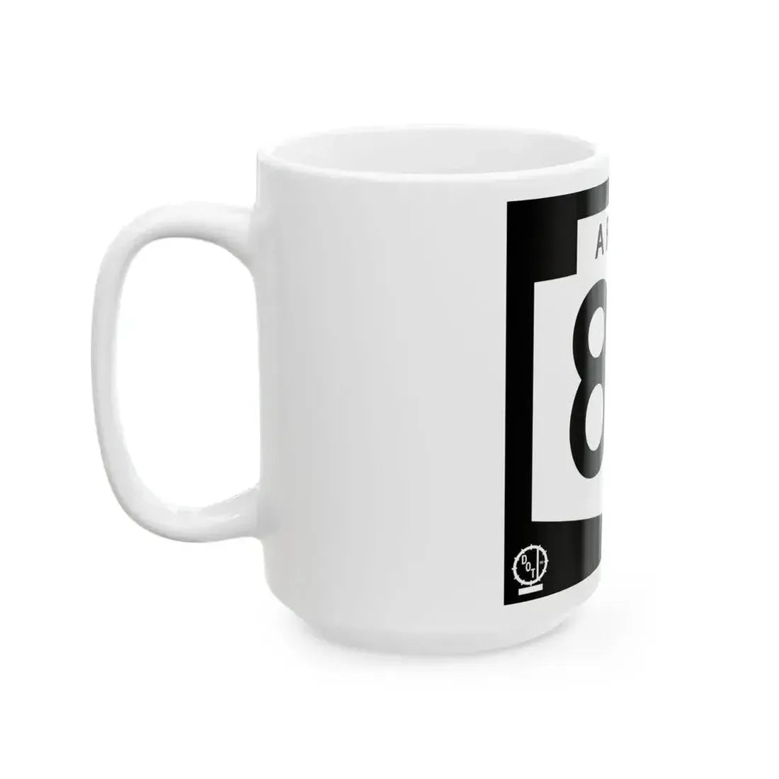 Arizona 85 1978 (Arizona) (Road Sign) White Coffee Mug - Go Mug Yourself