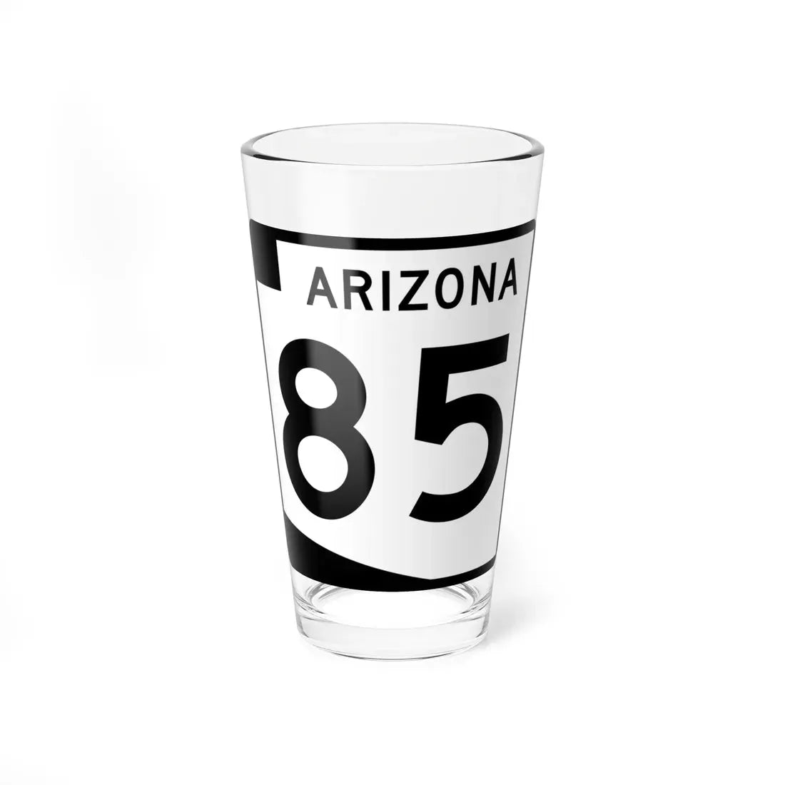 Arizona 85 (Arizona) (Road Sign) Pint Glass 16oz 16oz - Go Mug Yourself