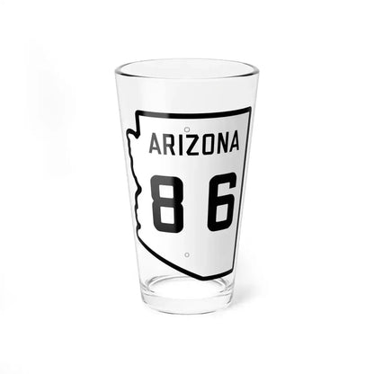 Arizona 86 1941 (Arizona) (Road Sign) Pint Glass 16oz 16oz - Go Mug Yourself