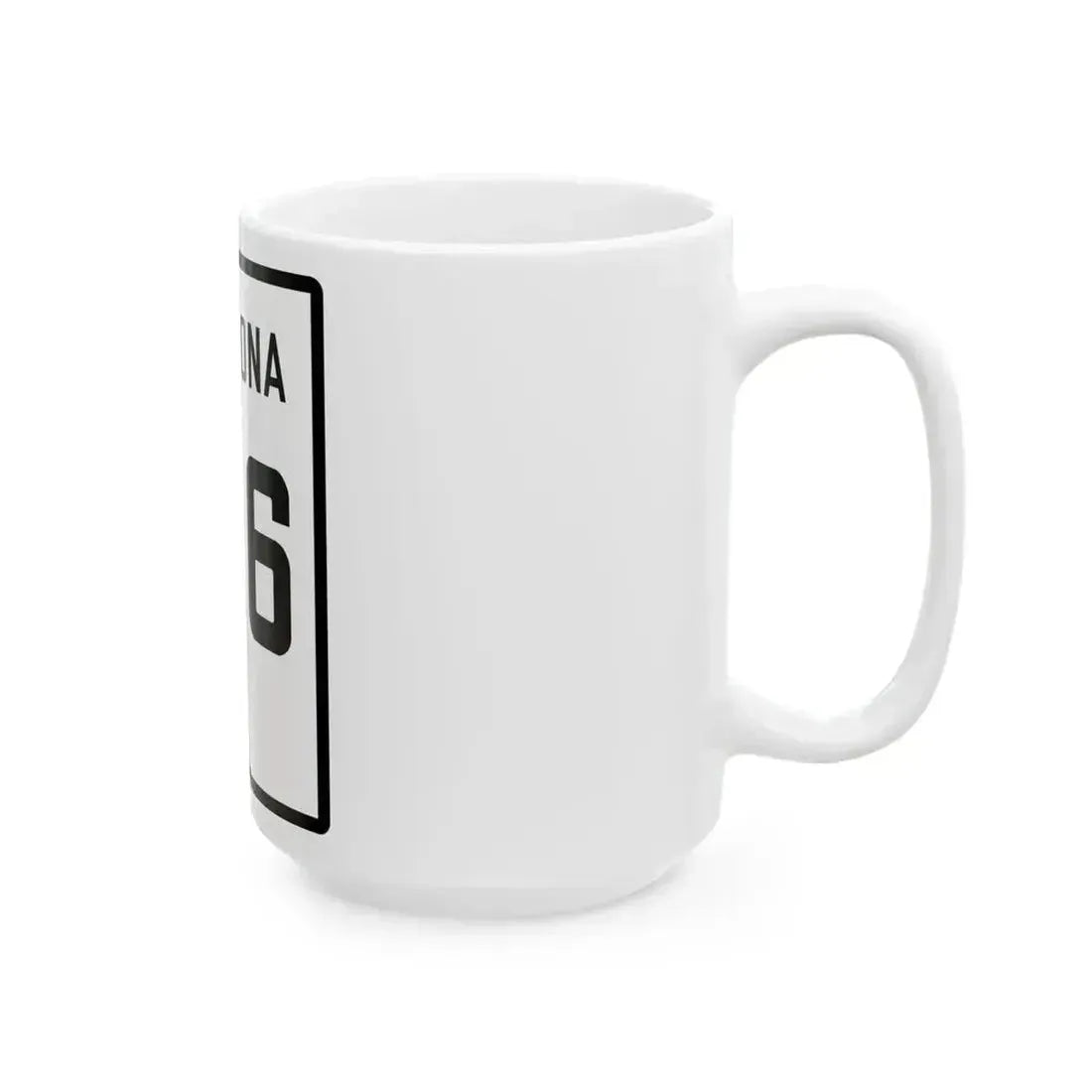 Arizona 86 1941 (Arizona) (Road Sign) White Coffee Mug - Go Mug Yourself