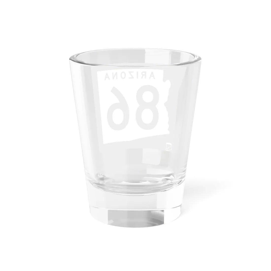 Arizona 86 1963 (Arizona) (Road Sign) Shot Glass 1.5oz - Go Mug Yourself