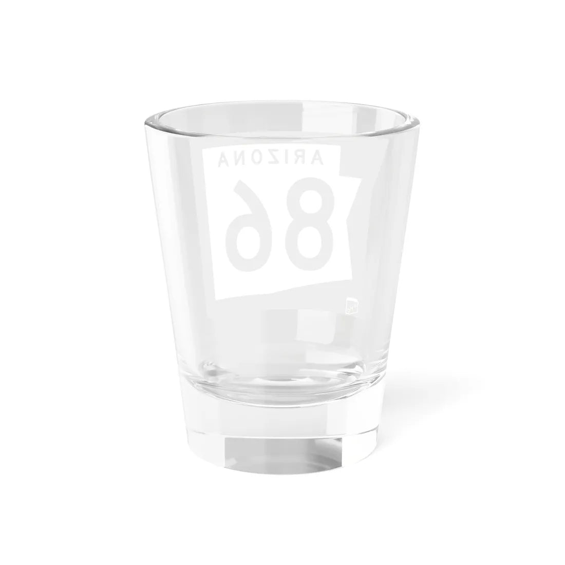 Arizona 86 1973 (Arizona) (Road Sign) Shot Glass 1.5oz - Go Mug Yourself