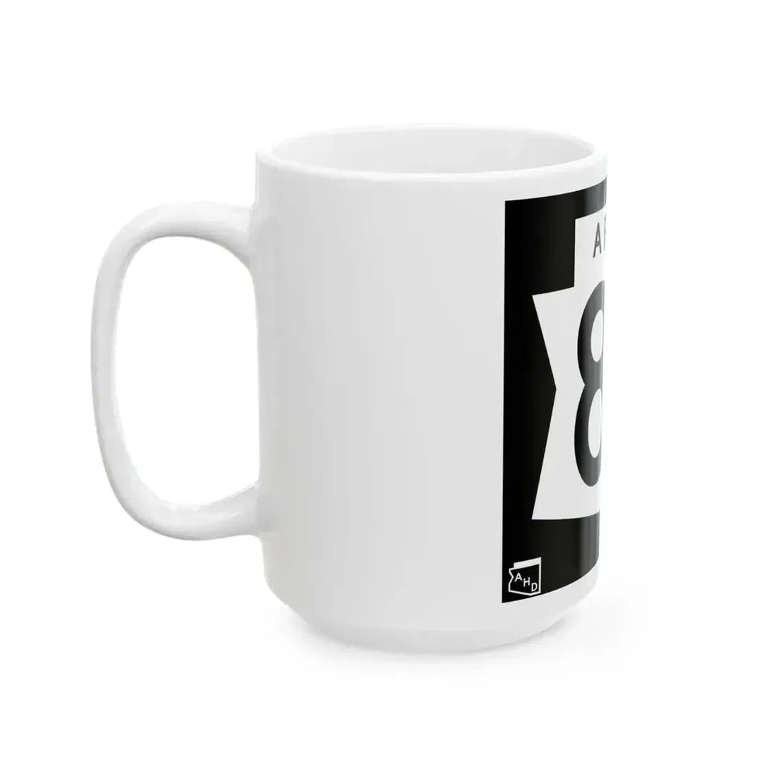 Arizona 86 1973 (Arizona) (Road Sign) White Coffee Mug - Go Mug Yourself