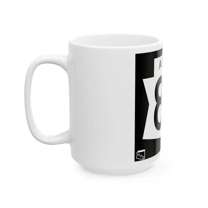 Arizona 86 1973 (Arizona) (Road Sign) White Coffee Mug - Go Mug Yourself