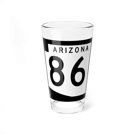 Arizona 86 1978 (Arizona) (Road Sign) Pint Glass 16oz 16oz - Go Mug Yourself