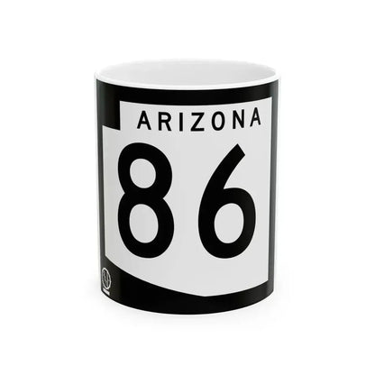 Arizona 86 1978 (Arizona) (Road Sign) White Coffee Mug - Go Mug Yourself