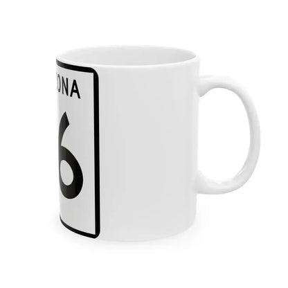 Arizona 86 (Arizona) (Road Sign) White Coffee Mug - Go Mug Yourself