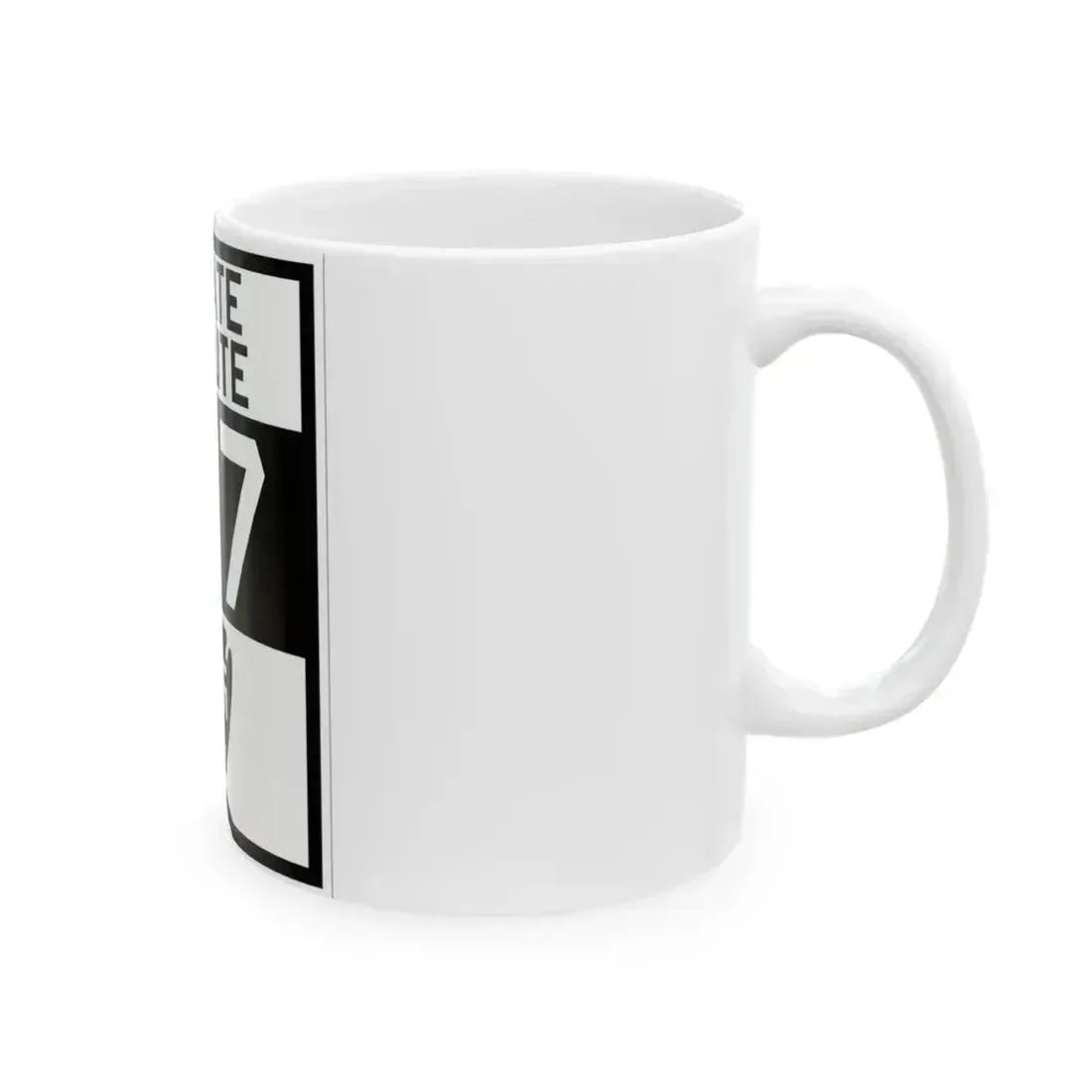 Arizona 87 1927 (Arizona) (Road Sign) White Coffee Mug - Go Mug Yourself