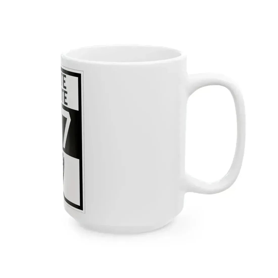 Arizona 87 1927 (Arizona) (Road Sign) White Coffee Mug - Go Mug Yourself