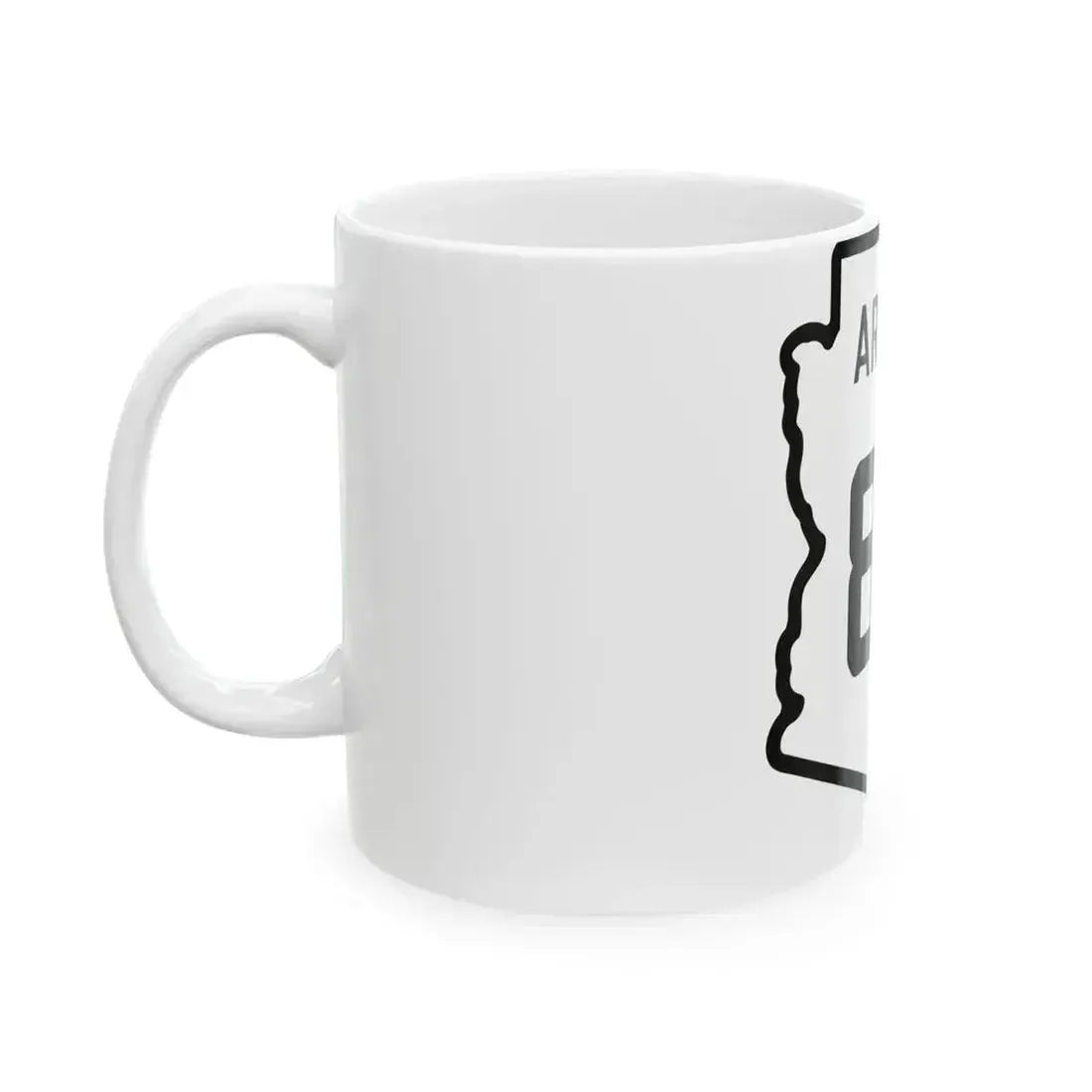 Arizona 87 1941 (Arizona) (Road Sign) White Coffee Mug - Go Mug Yourself