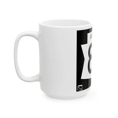 Arizona 87 1973 (Arizona) (Road Sign) White Coffee Mug - Go Mug Yourself