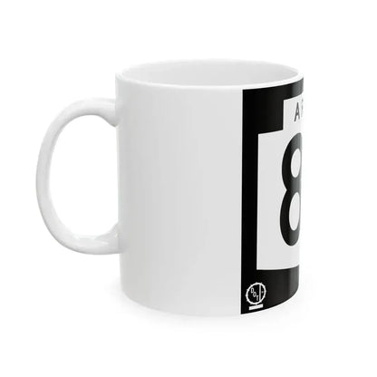 Arizona 87 1978 (Arizona) (Road Sign) White Coffee Mug - Go Mug Yourself