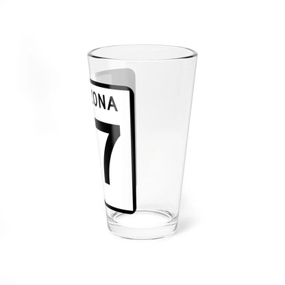 Arizona 87 (Arizona) (Road Sign) Pint Glss 16oz - Go Mug Yourself