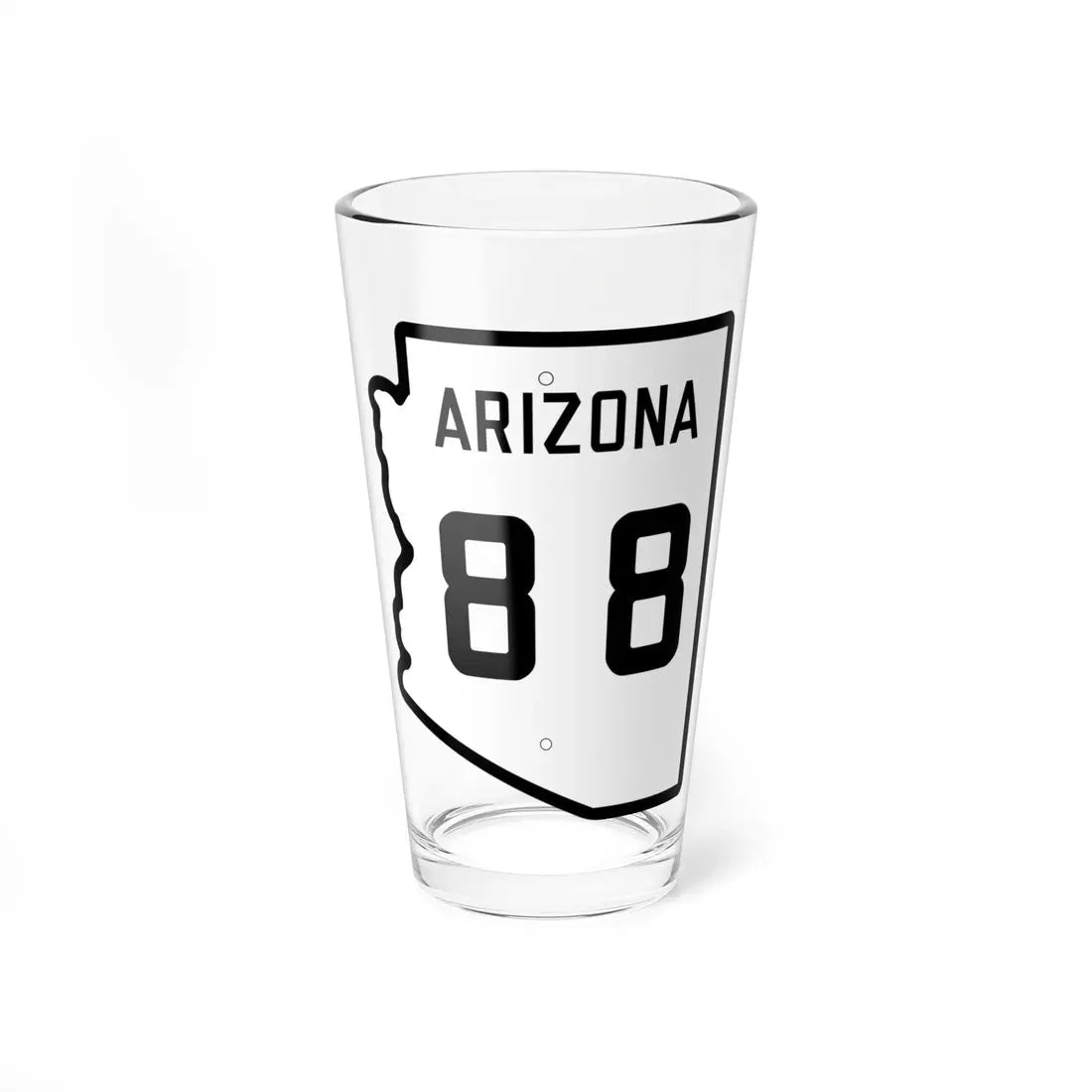 Arizona 88 1941 (Arizona) (Road Sign) Pint Glass 16oz 16oz - Go Mug Yourself
