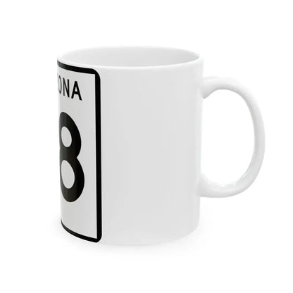 Arizona 88 (Arizona) (Road Sign) White Coffee Mug - Go Mug Yourself