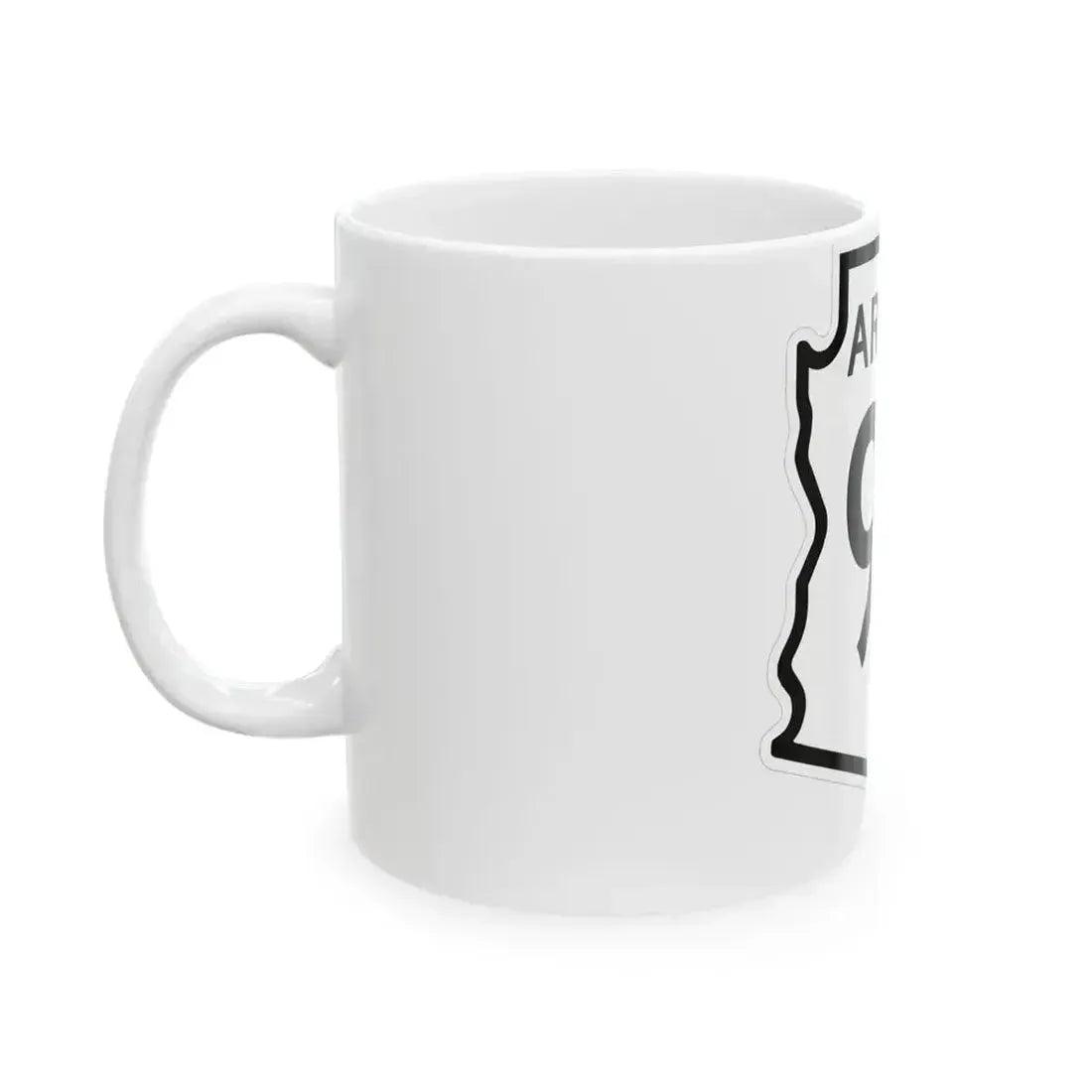 Arizona 90 1956 (Arizona) (Road Sign) White Coffee Mug - Go Mug Yourself