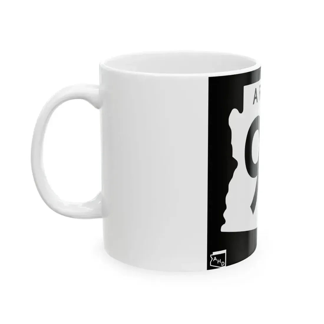 Arizona 90 1963 (Arizona) (Road Sign) White Coffee Mug - Go Mug Yourself