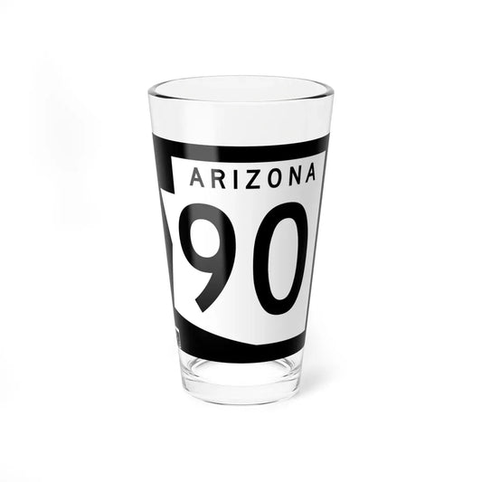 Arizona 90 1973 (Arizona) (Road Sign) Pint Glass 16oz 16oz - Go Mug Yourself