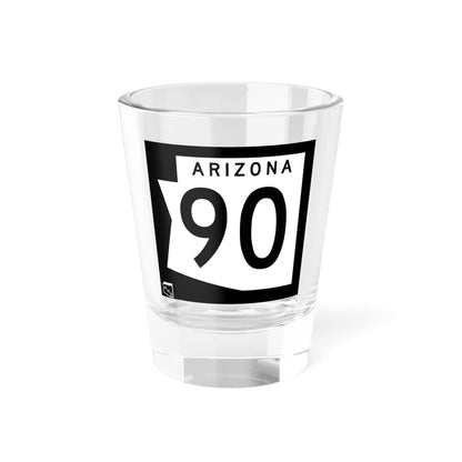 Arizona 90 1973 (Arizona) (Road Sign) Shot Glass 1.5oz 1.5oz - Go Mug Yourself