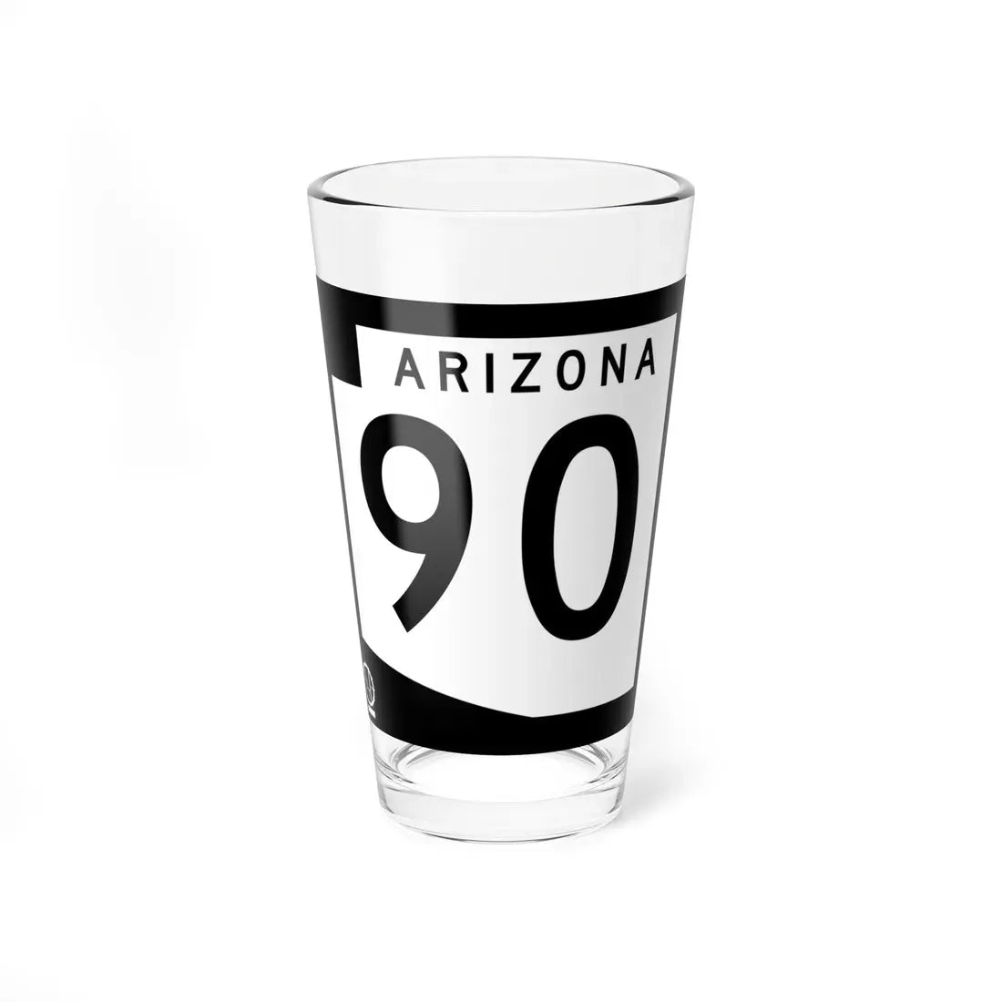 Arizona 90 1978 (Arizona) (Road Sign) Pint Glass 16oz 16oz - Go Mug Yourself