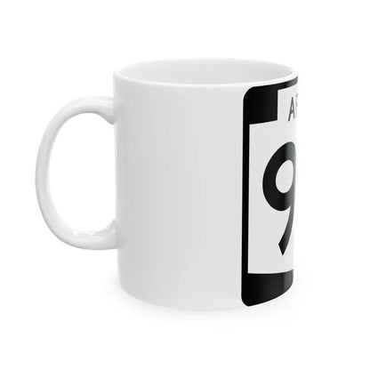 Arizona 90 (Arizona) (Road Sign) White Coffee Mug - Go Mug Yourself