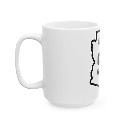 Arizona 92 1941 (Arizona) (Road Sign) White Coffee Mug - Go Mug Yourself