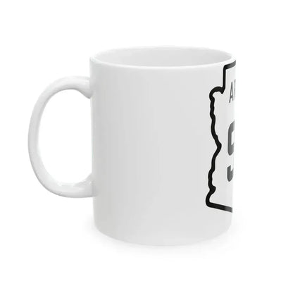 Arizona 92 1941 (Arizona) (Road Sign) White Coffee Mug - Go Mug Yourself