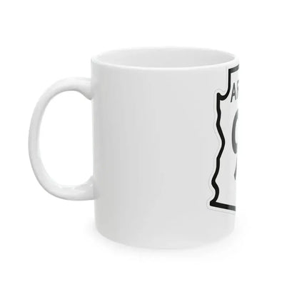 Arizona 92 1956 (Arizona) (Road Sign) White Coffee Mug - Go Mug Yourself