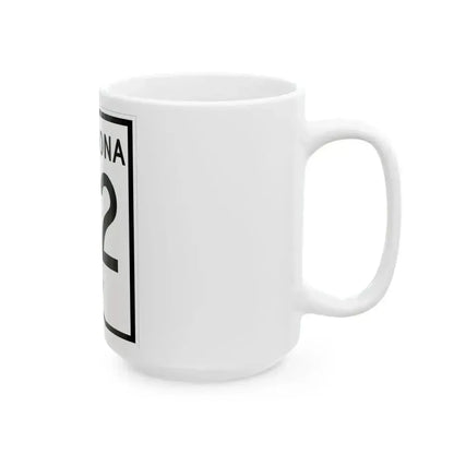Arizona 92 1956 (Arizona) (Road Sign) White Coffee Mug - Go Mug Yourself