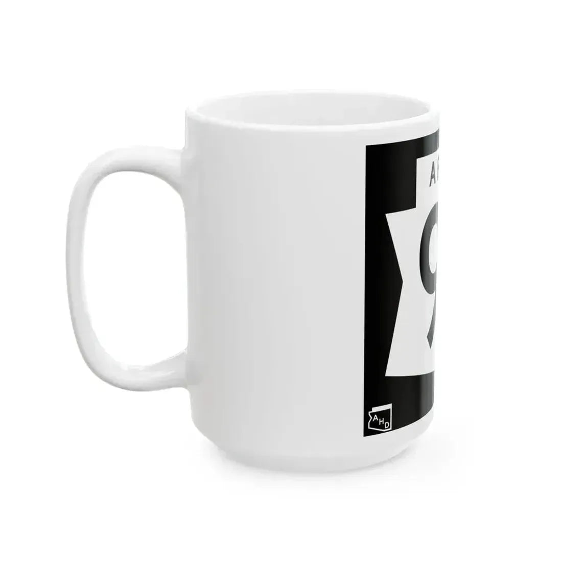 Arizona 92 1973 (Arizona) (Road Sign) White Coffee Mug - Go Mug Yourself