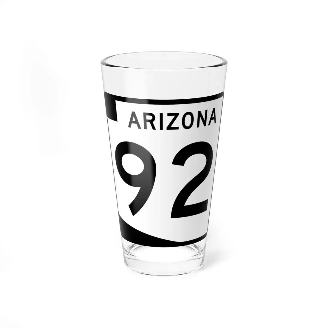 Arizona 92 (Arizona) (Road Sign) Pint Glass 16oz 16oz - Go Mug Yourself