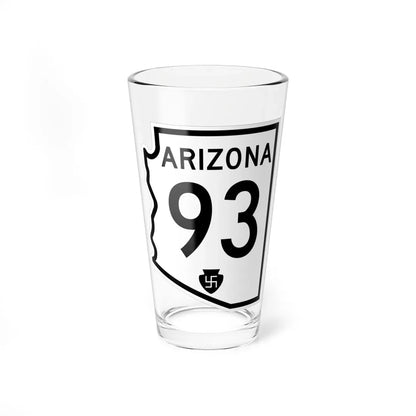Arizona 93 1956 (Arizona) (Road Sign) Pint Glass 16oz 16oz - Go Mug Yourself