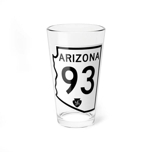 Arizona 93 1956 (Arizona) (Road Sign) Pint Glass 16oz 16oz - Go Mug Yourself