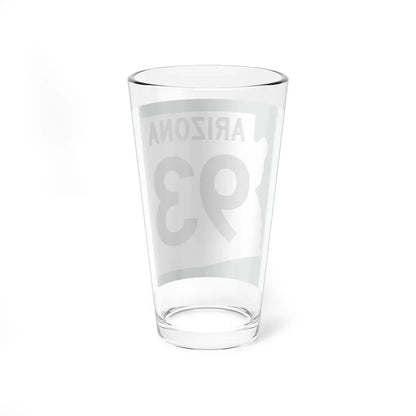 Arizona 93 1960 south (Arizona) (Road Sign) Pint Glass 16oz - Go Mug Yourself
