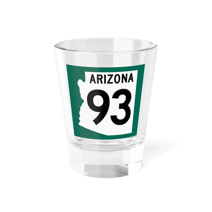 Arizona 93 1960 south (Arizona) (Road Sign) Shot Glass 1.5oz 1.5oz - Go Mug Yourself