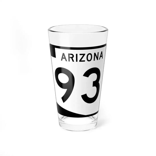 Arizona 93 (Arizona) (Road Sign) Pint Glass 16oz 16oz - Go Mug Yourself