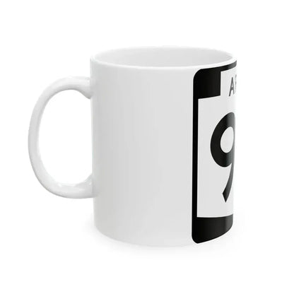 Arizona 93 (Arizona) (Road Sign) White Coffee Mug - Go Mug Yourself