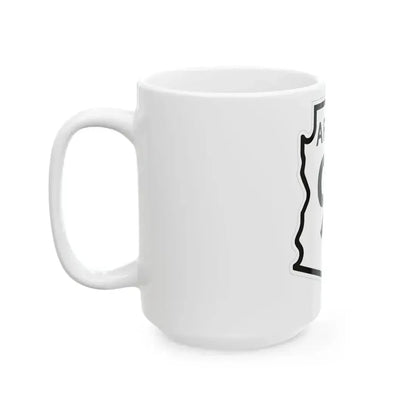 Arizona 95 1956 (Arizona) (Road Sign) White Coffee Mug - Go Mug Yourself