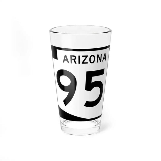 Arizona 95 (Arizona) (Road Sign) Pint Glass 16oz 16oz - Go Mug Yourself