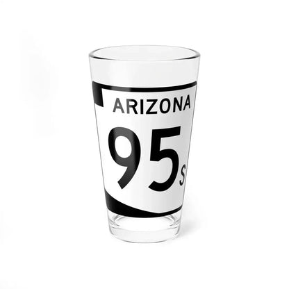 Arizona 95S (Arizona) (Road Sign) Pint Glass 16oz 16oz - Go Mug Yourself