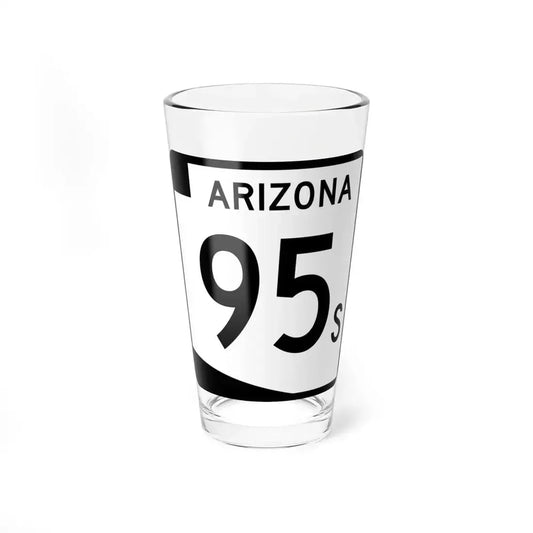 Arizona 95S (Arizona) (Road Sign) Pint Glass 16oz 16oz - Go Mug Yourself