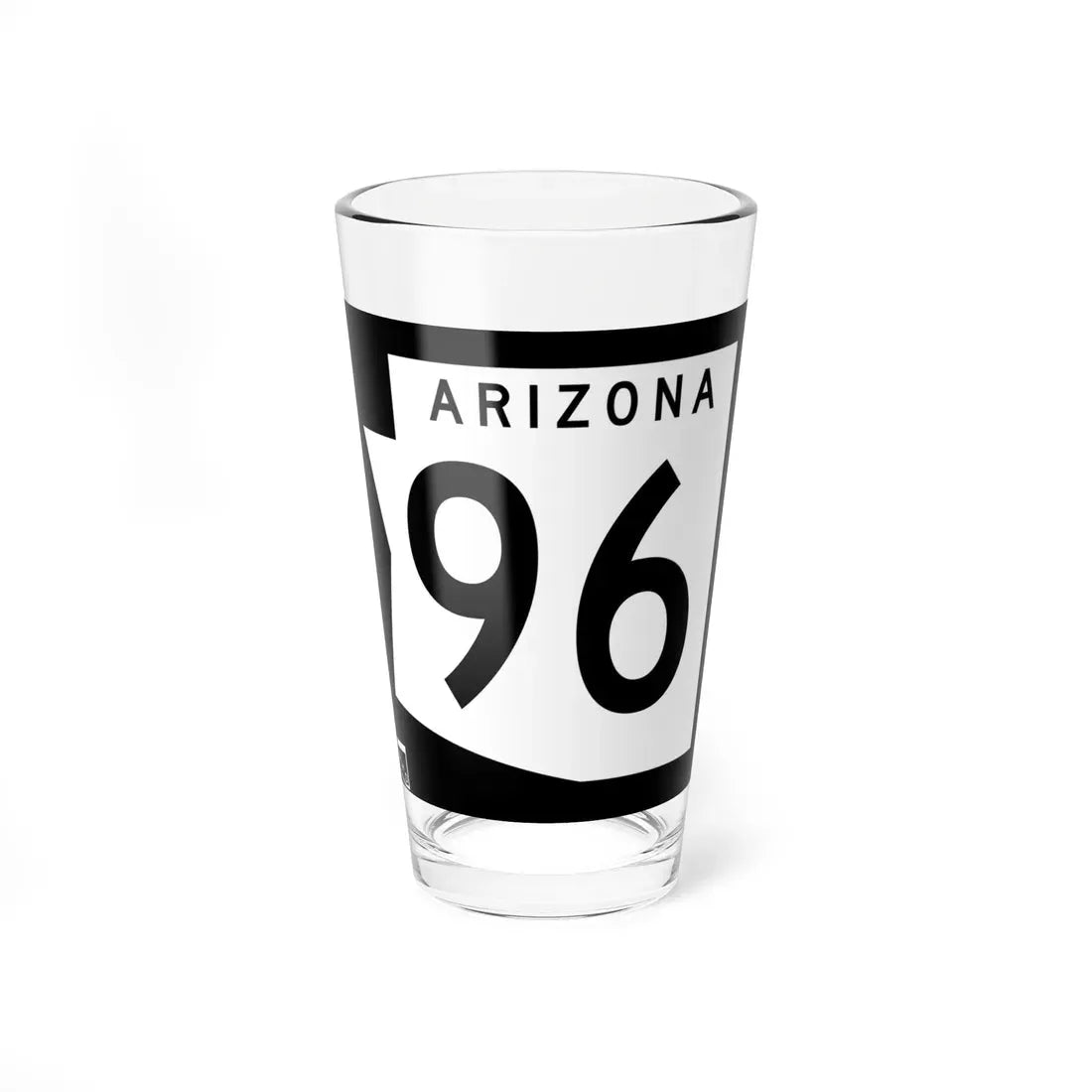 Arizona 96 1973 (Arizona) (Road Sign) Pint Glass 16oz 16oz - Go Mug Yourself