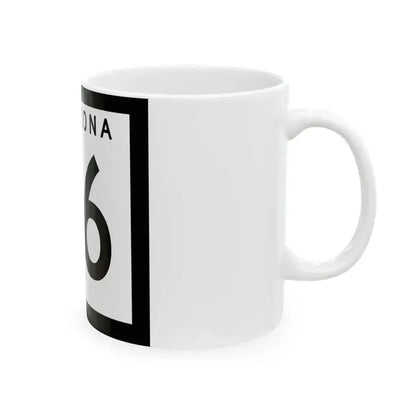 Arizona 96 1973 (Arizona) (Road Sign) White Coffee Mug - Go Mug Yourself