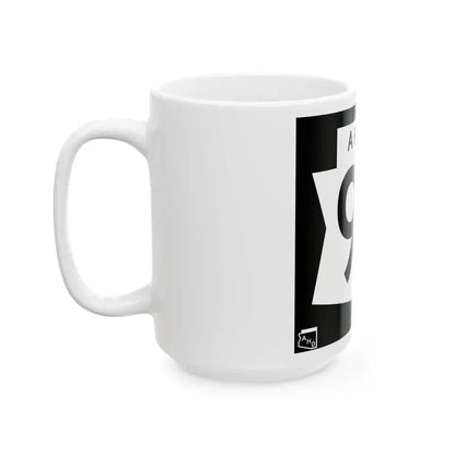 Arizona 96 1973 (Arizona) (Road Sign) White Coffee Mug - Go Mug Yourself