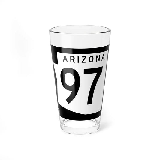 Arizona 97 1973 (Arizona) (Road Sign) Pint Glass 16oz 16oz - Go Mug Yourself